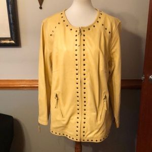 Bradley By Bradley Bayou Leather Jacket